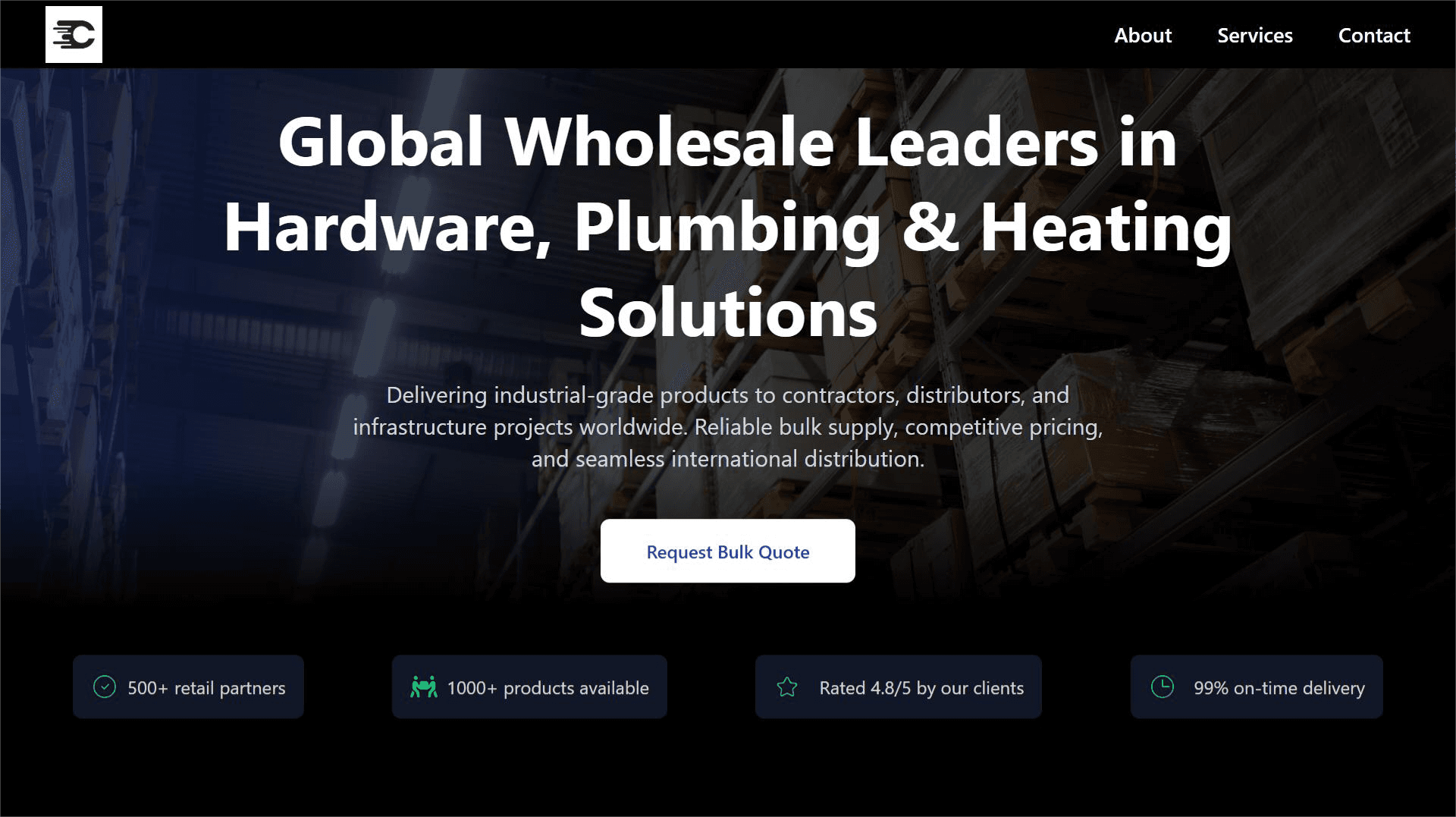 UK Service Business Landing Page