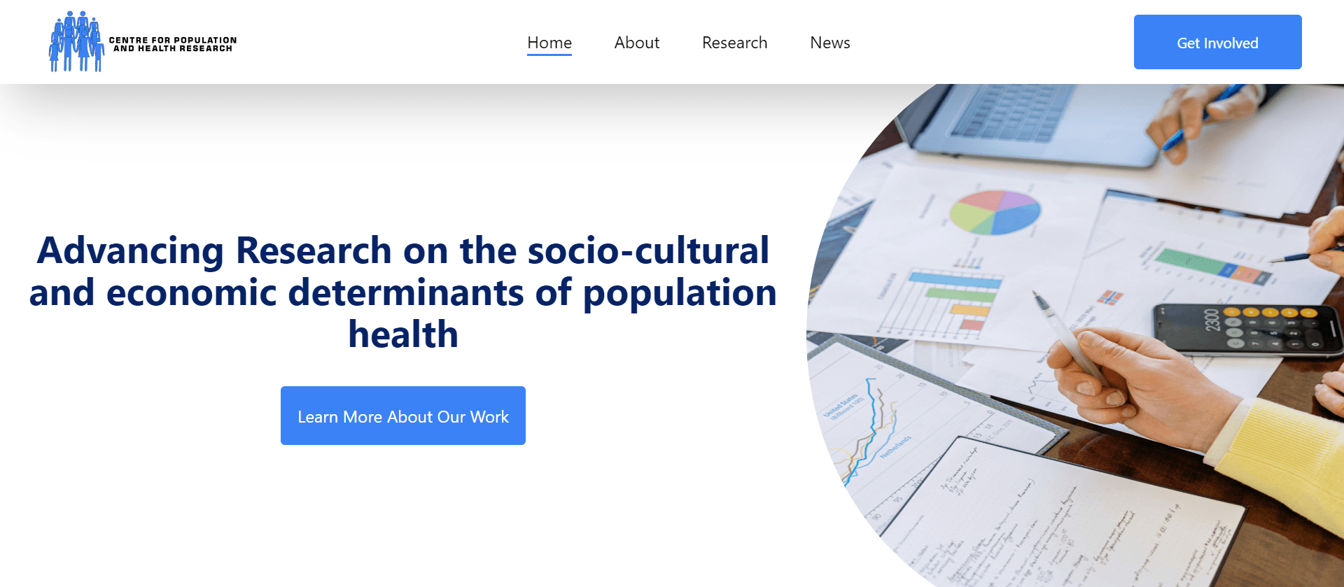 Centre for Population and Health Research Website